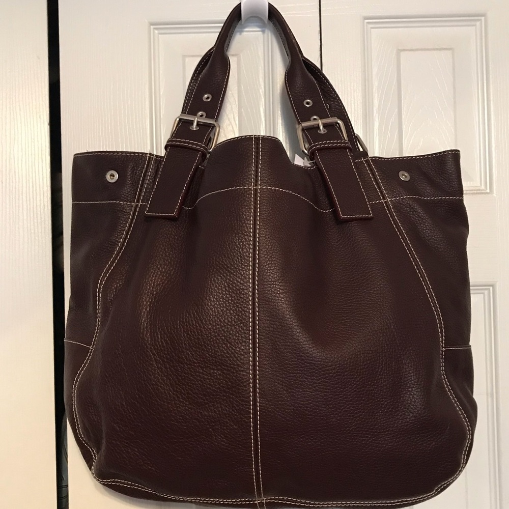 Mauricio Taiuti Chocolate Brown Soft Leather Tote